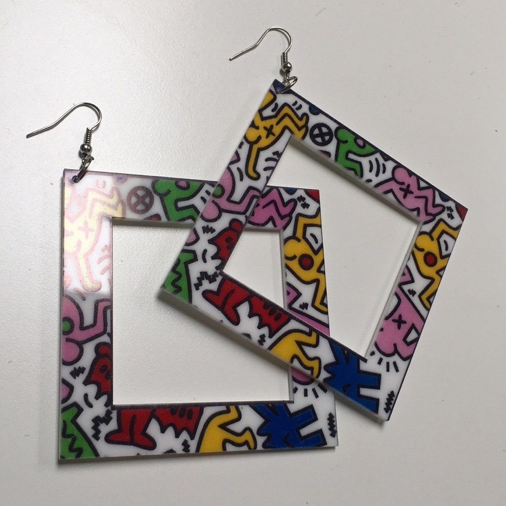 Keith Haring hoops